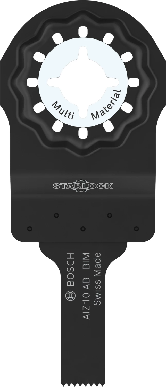 Bosch AIZ 10 AB Lame de scie plongeante standard pour outil multifonctions pour le bois et les métaux non ferreux (1 pièce)-image
