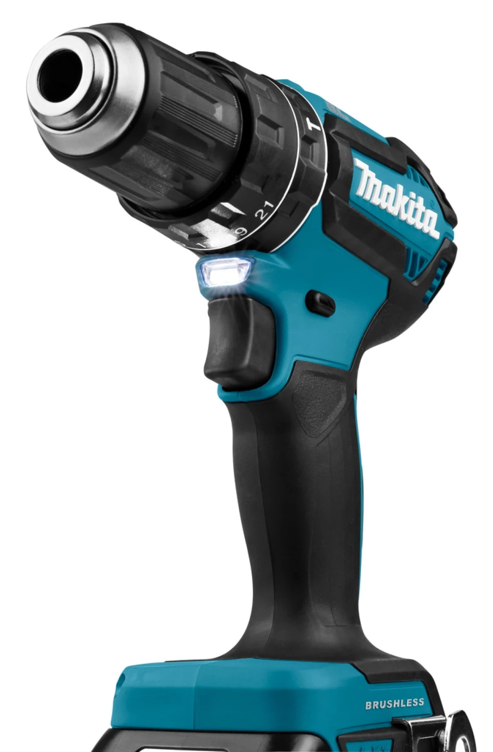 Makita DHP485RFJ - Set de Perceuse visseuse à percussion 18 V Li-Ion 5 Ah (2 batterie x 3.0Ah ) dans MAKPAC - Moteur BL-image