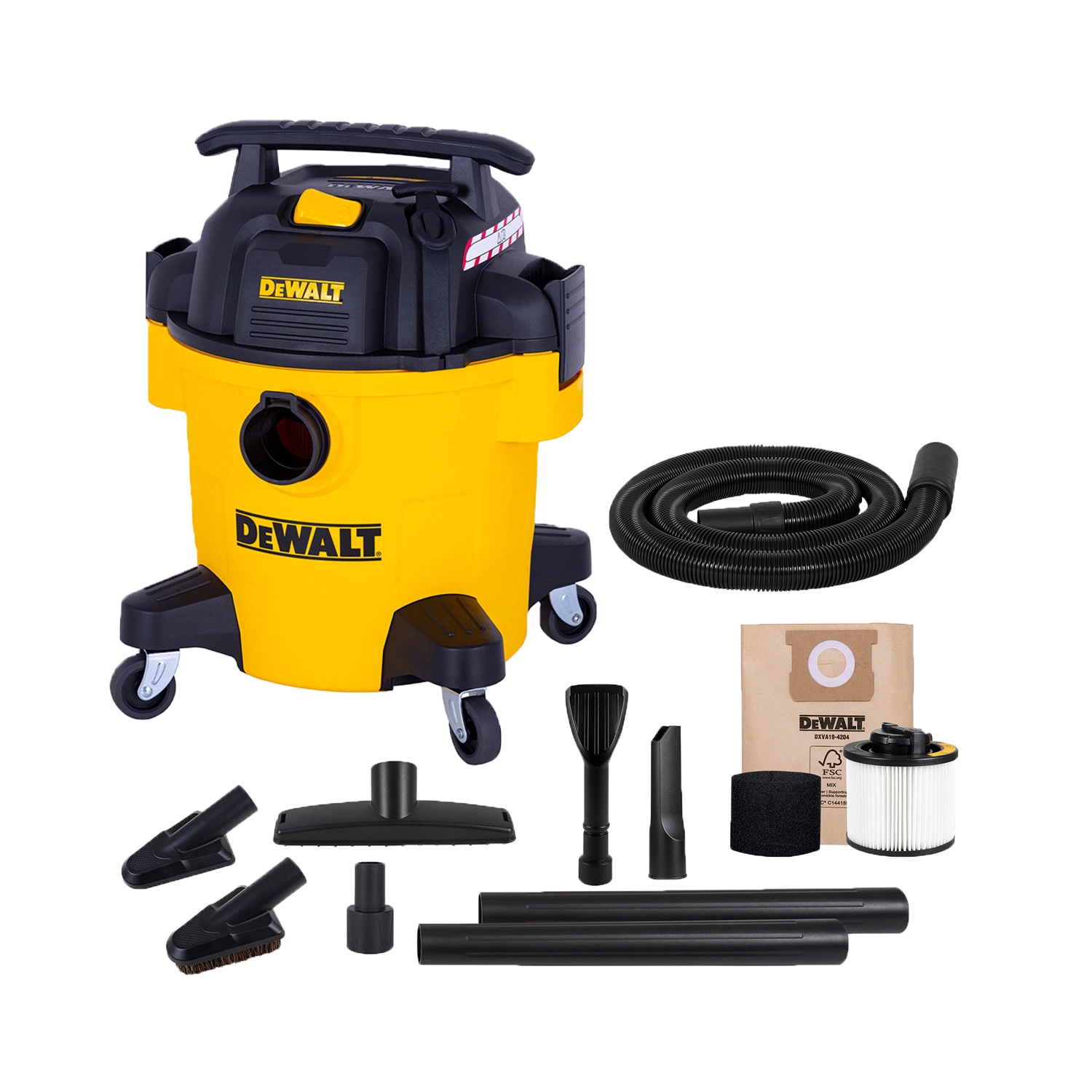 DeWalt DXV20PF Aspirateur - Humide/Sec - 1050 W - 20 L + accessoires pour aspirer la voiture-image