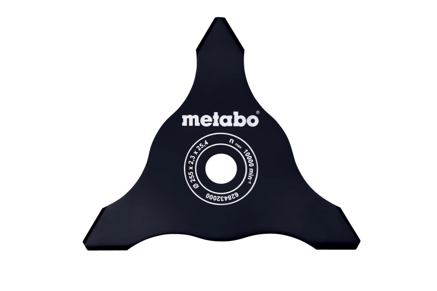 Metabo 628432000 Maaimes voor struikgewas 3-vleugelig - 255 x 2.3 x 25.4 mm
