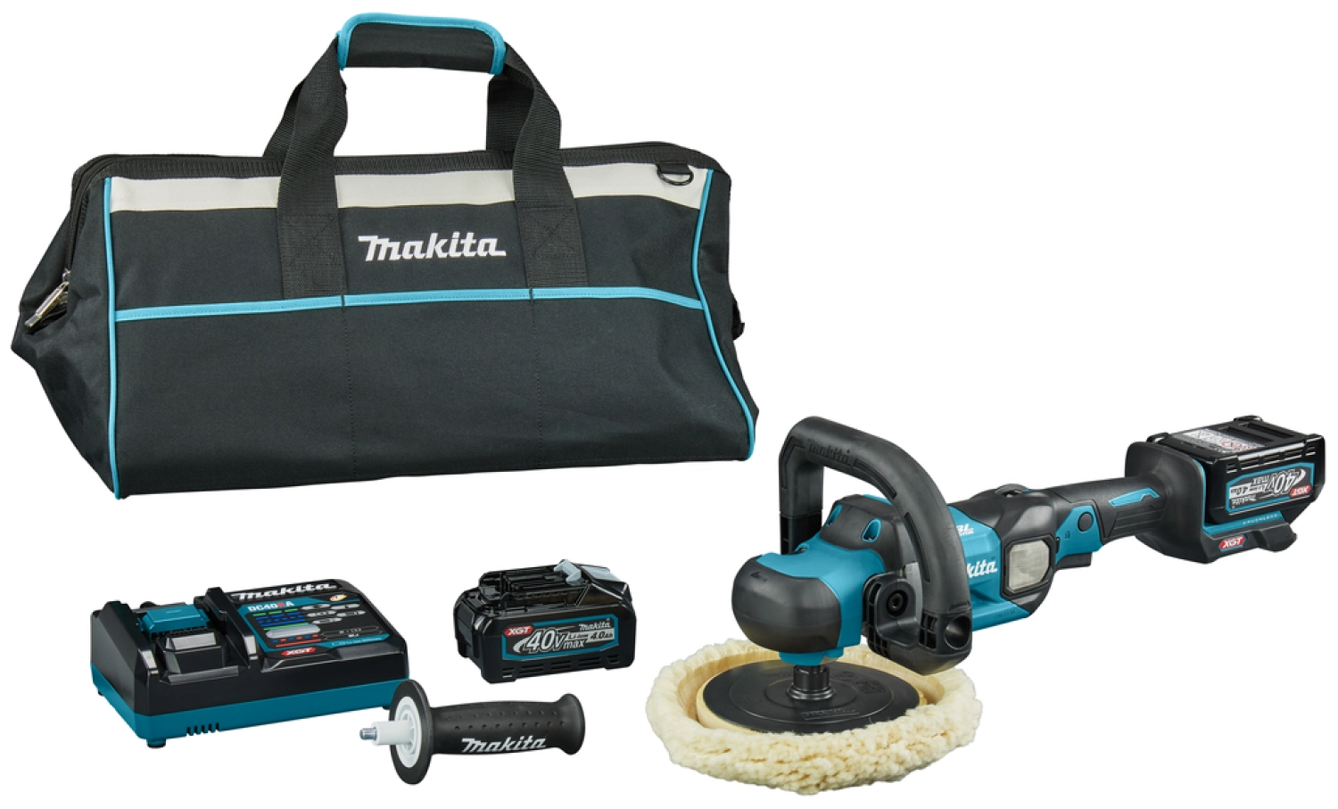 Makita PV001GM201 XGT 40V Max Li-ion Accu Rotatiepolijstmachine set (1x 4,0 Ah)-image