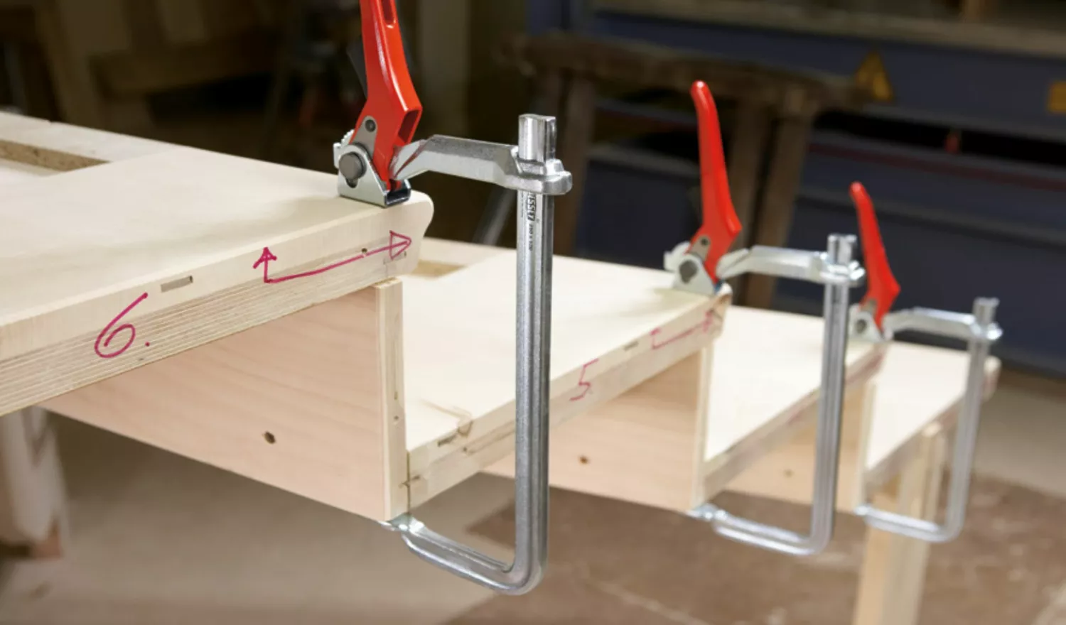 Bessey GSH60 classiX Snelspanklem - 120 x 600mm-image