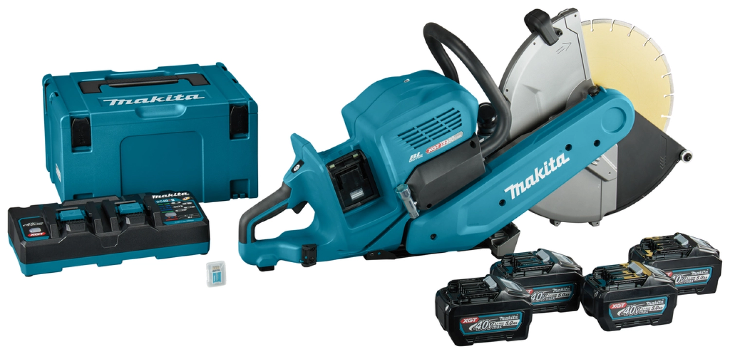 Makita CE002GT401X XGT 2x40V Max Li-ion accu Doorslijper (4x 5,0Ah) in doos/Mbox - 355mm-image