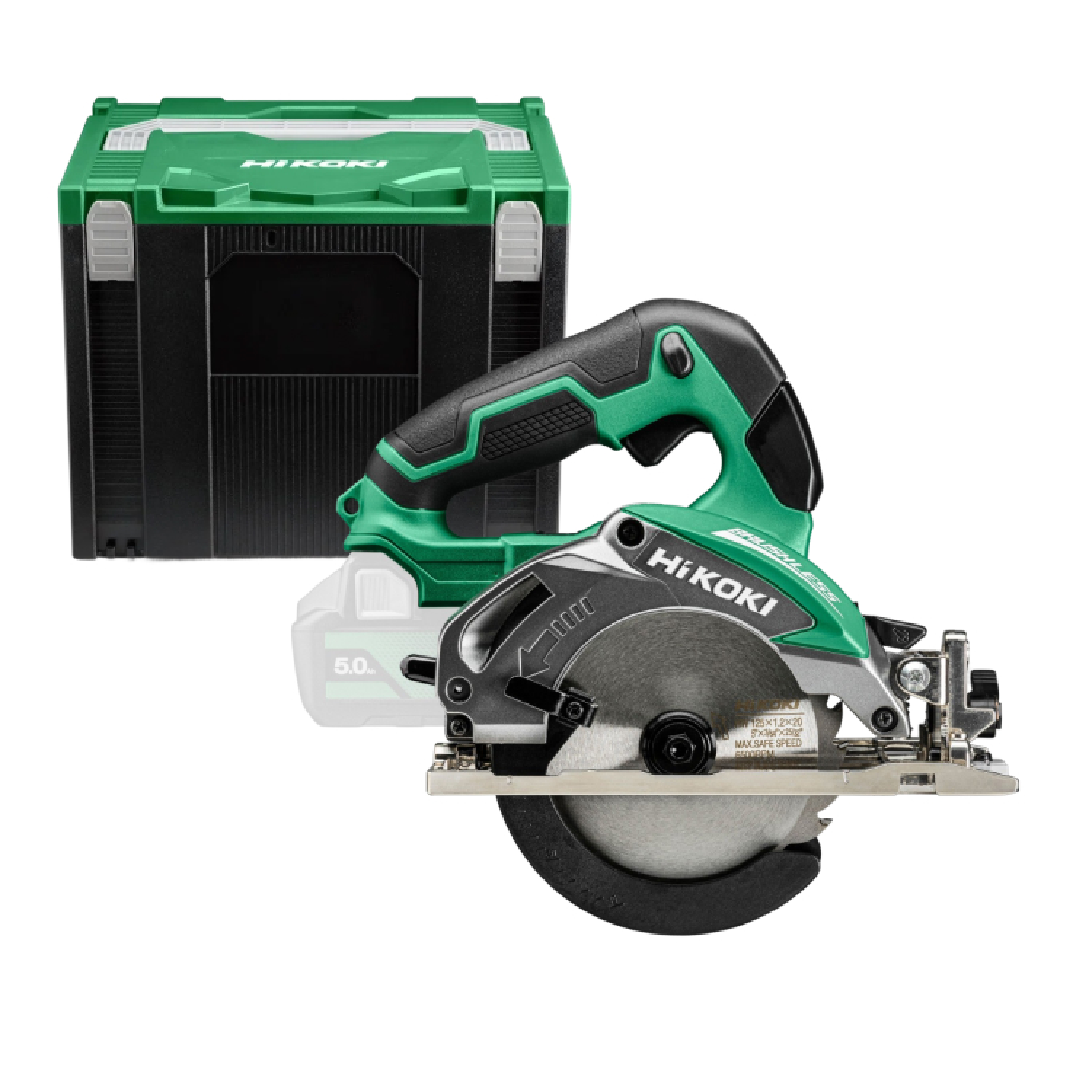 HiKOKI C1805DAW2Z Scie circulaire sans fil 18 V Li-ion dans un coffret HSC IV - 125 mm-image