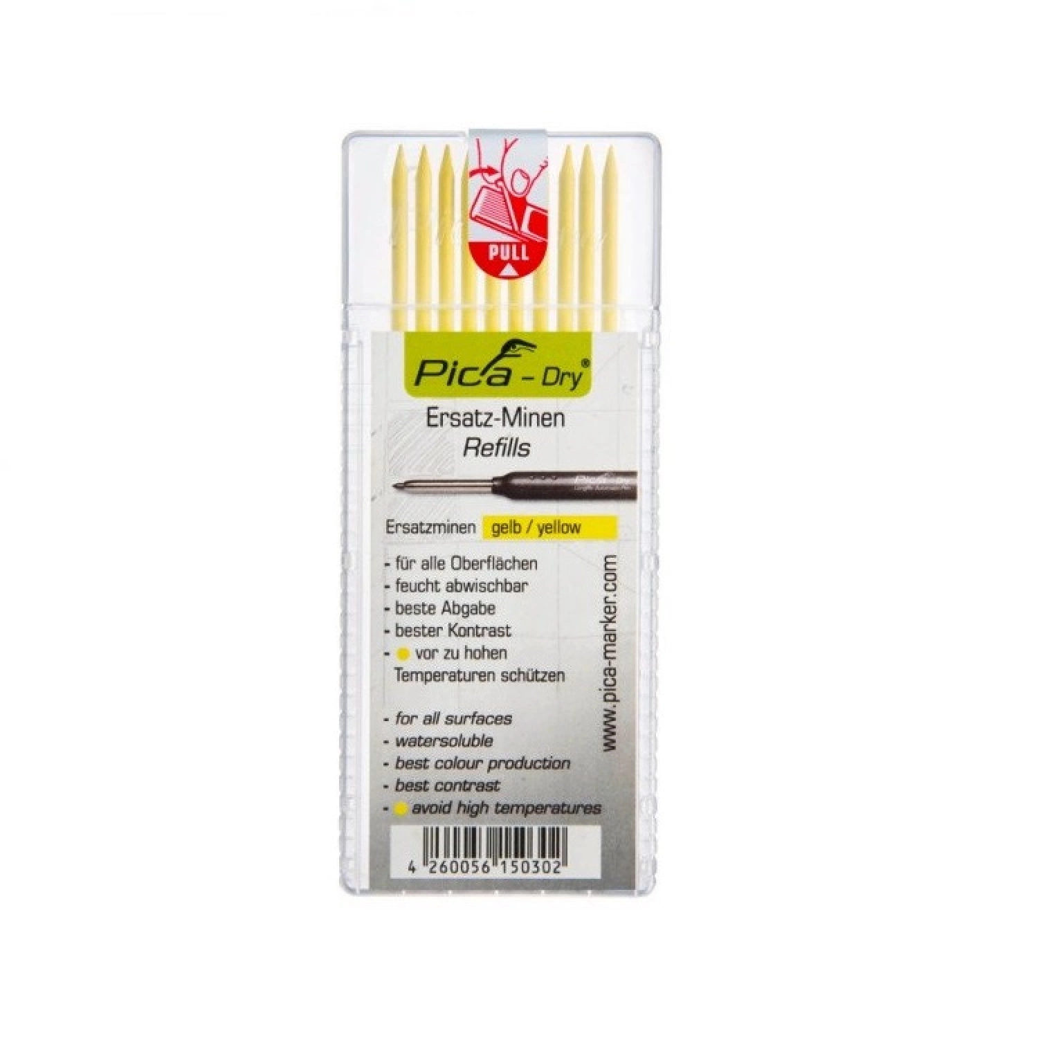 Pica 4032 Recharge sèche - Jaune (10pcs)-image