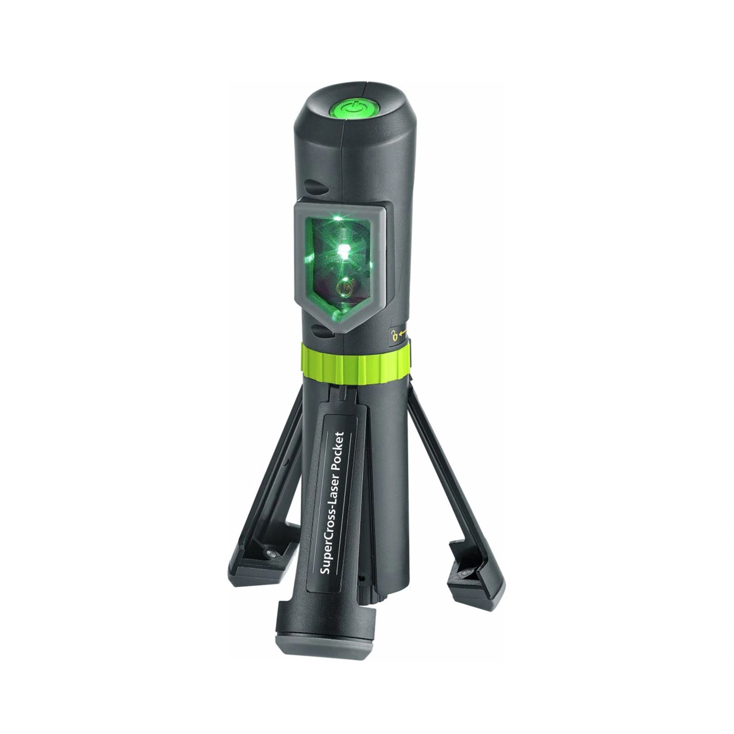Laserliner SuperCross-Laser Pocket Plus Laser à lignes croisées avec trépied intégré dans un sac - 2 lignes - vert - 40 m