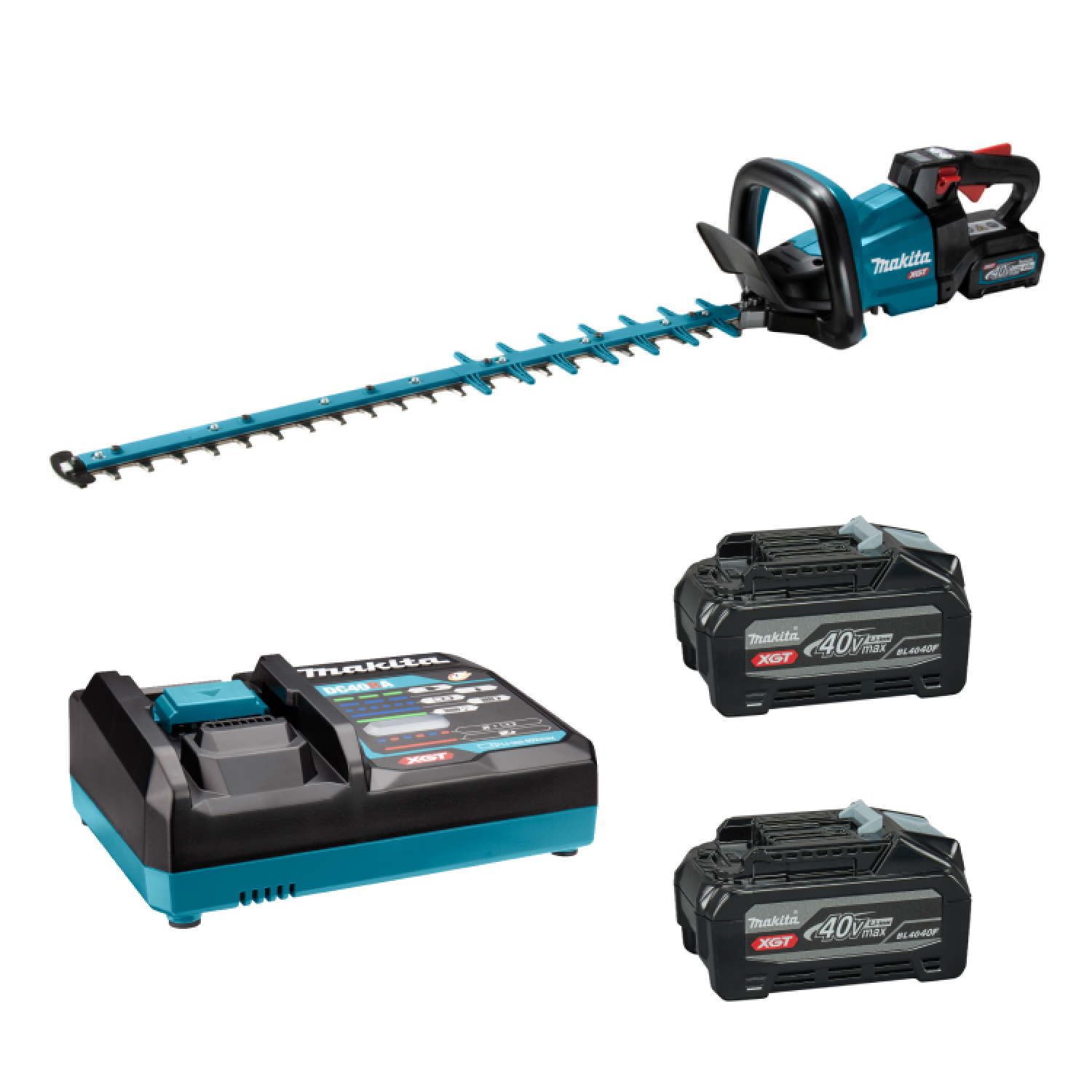 Makita UH009GM201 XGT 40V Max Accu Heggenschaar set (2x 4,0Ah accu) - 750mm-image