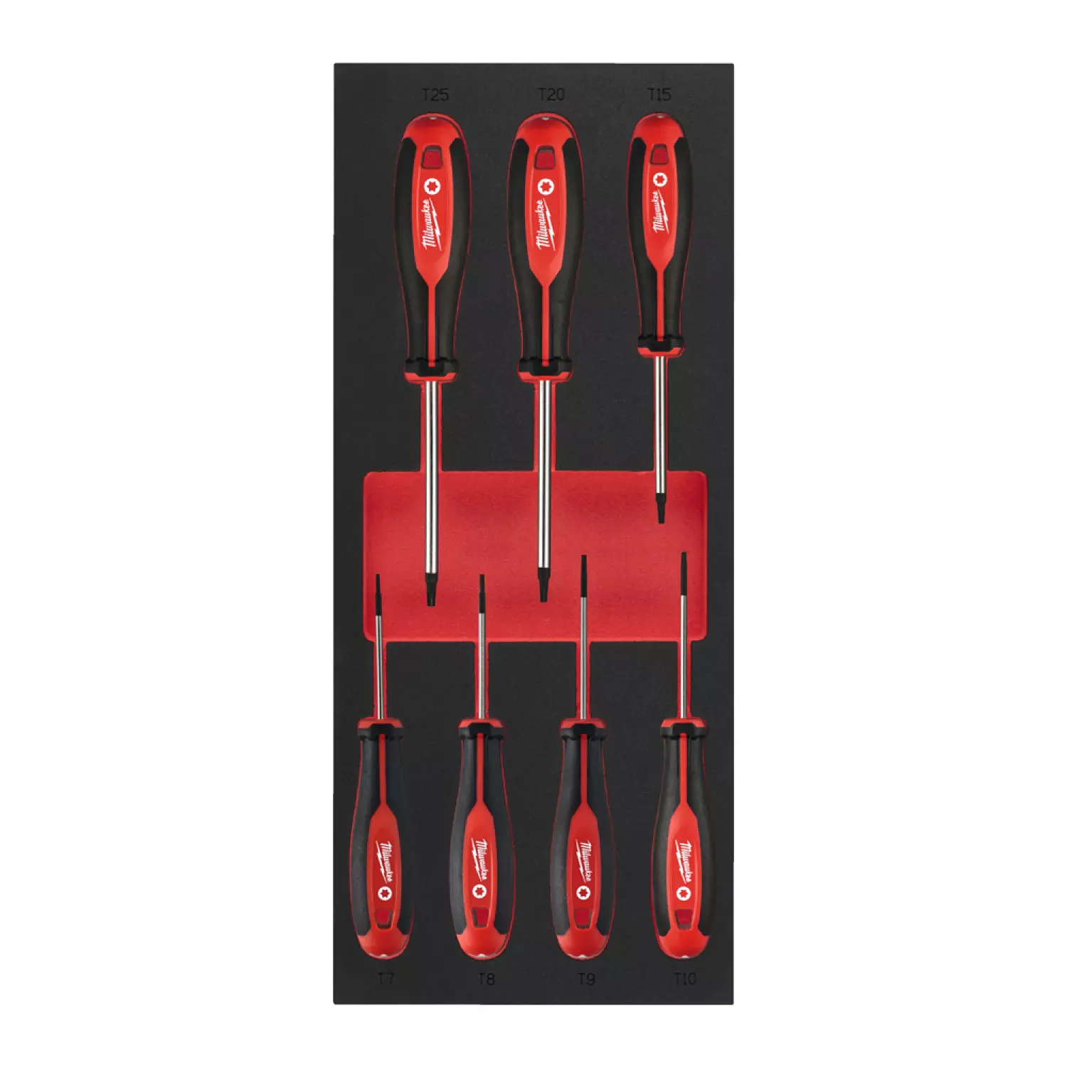 Milwaukee 4932492391 Jeu de 7 tournevis avec insert en mousse - TX 1-image