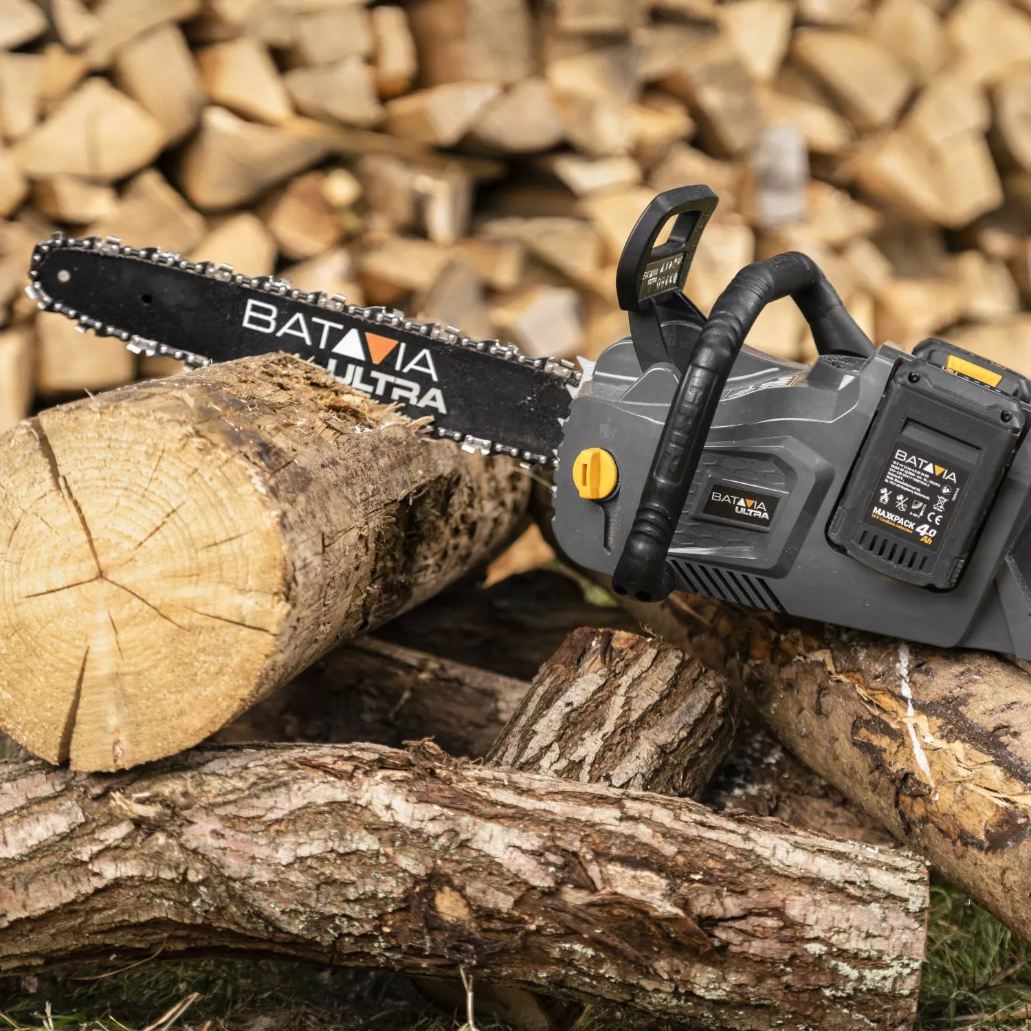 Batavia 7064196 Maxxpack Ultra 36V (2x18V) batterie Li-Ion tronçonneuse - 450mm - sans balais-image