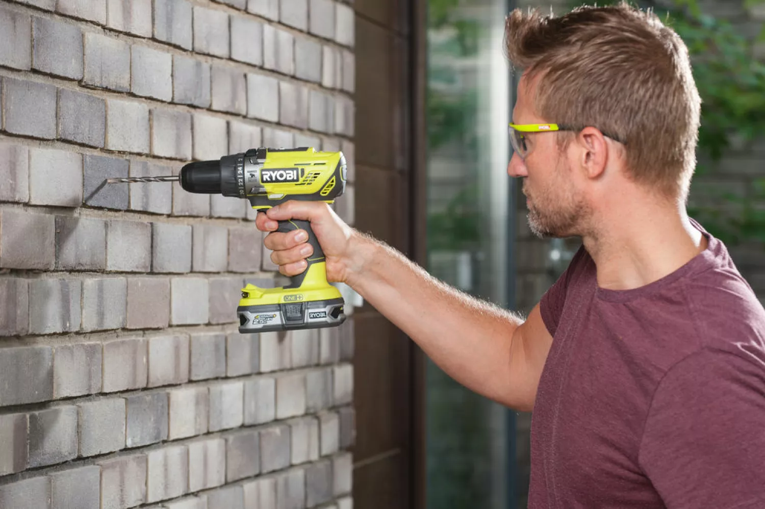 Ryobi R18PD3-0 ONE+ 18V Li-ion Perceuse / Visseuse à percussion sans fil - Machine seule-image