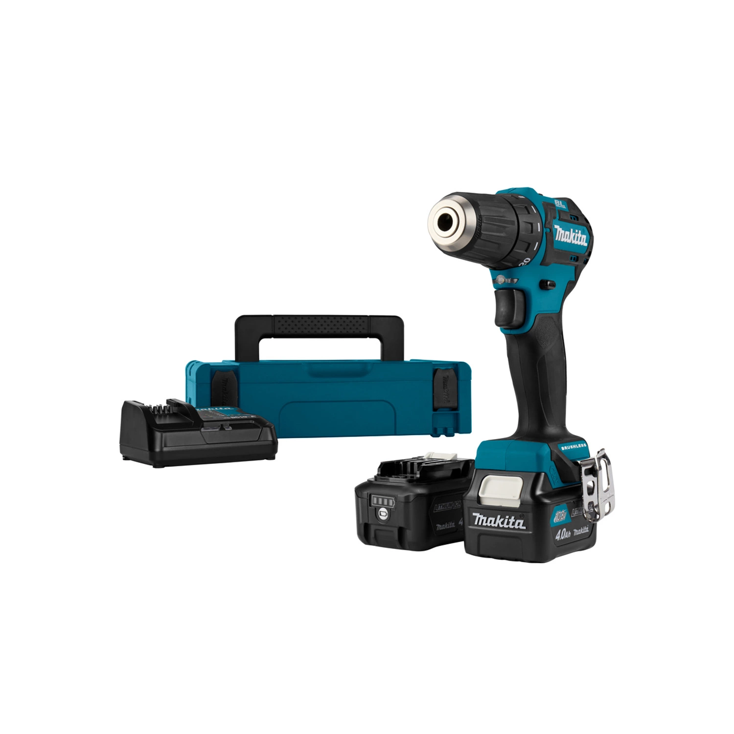 Makita DF332DSMJ 10.8V Li-Ion schuifaccu boor-/schroefmachine set (2x 4.0Ah accu) in Mbox - koolborstelloos-image