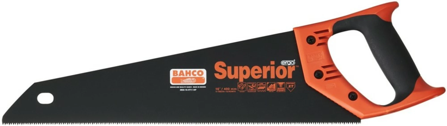 Bahco 2600-16-XT11-HP - Scies de boîte à outils Superior™ ERGO™ pour plâtre et panneaux en matériaux à base de bois-image