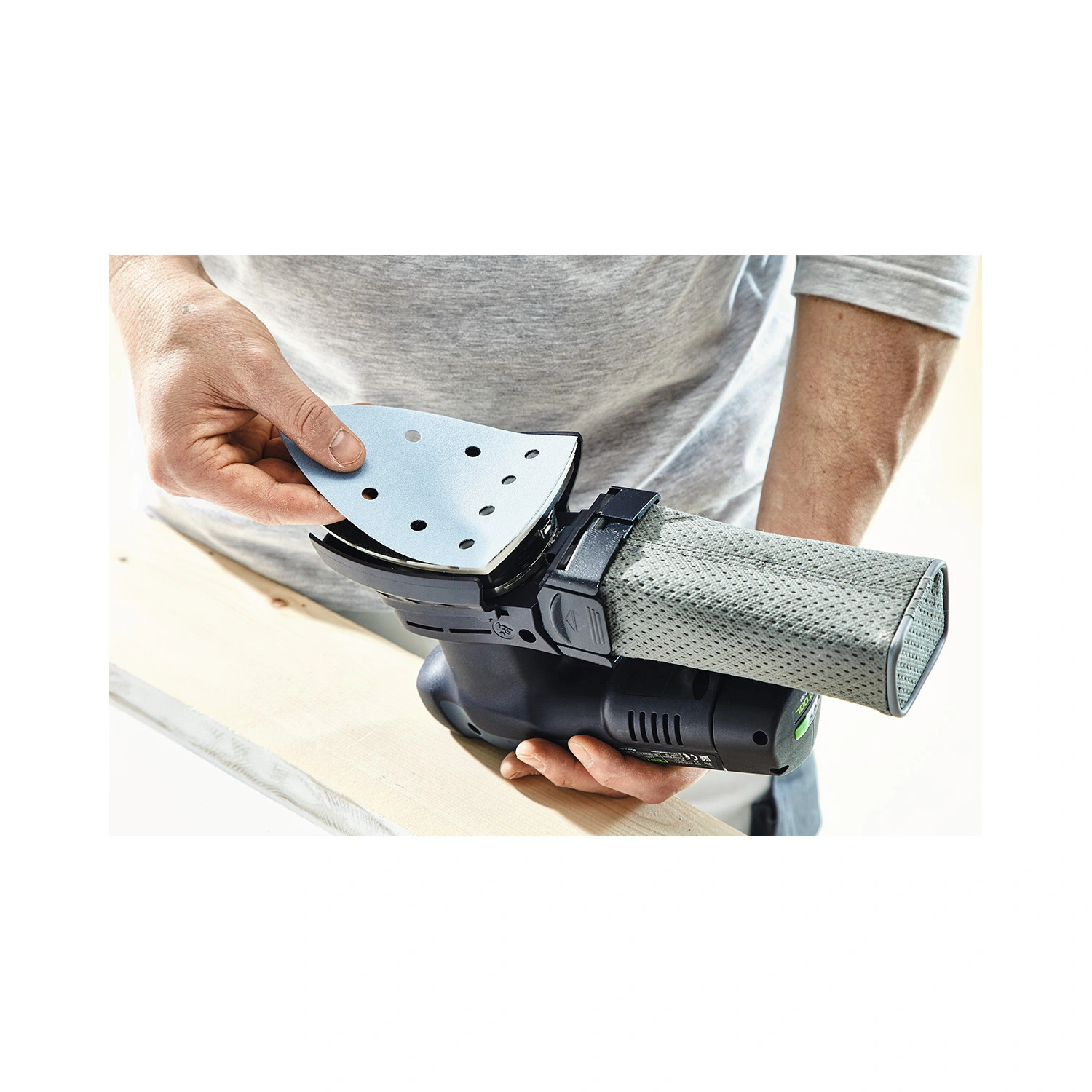 Festool DTSC 400-Basic 18V Li-Ion accu deltaschuurmachine body in systainer - 100x150mm