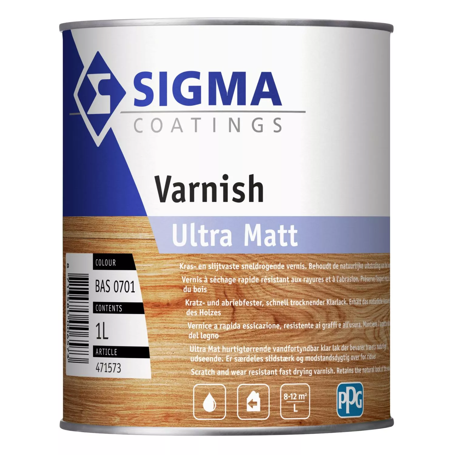 Sigma Varnish Ultra Matt - op kleur gemengd - 1L-image