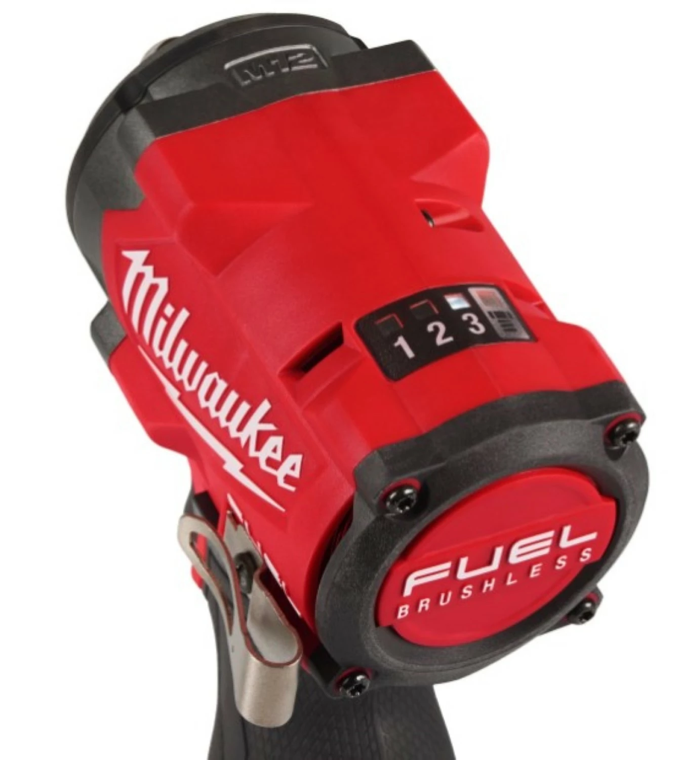 Milwaukee M12 FCIWF38G3-502X 12V Li-ion Clé à chocs sans fil (1x batterie 2.0Ah) en boîte HD - 745Nm - 3/8 »-image