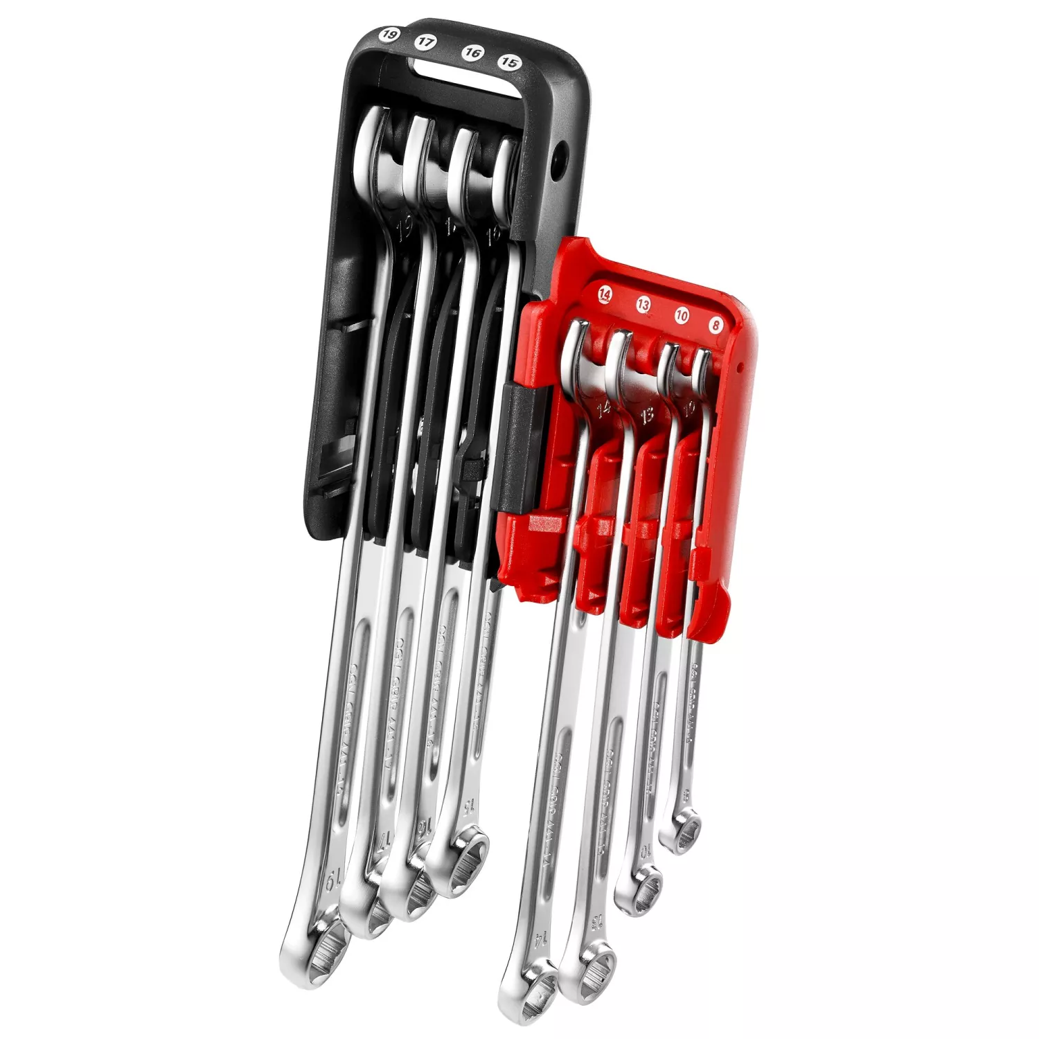 Facom 441.JV8GRPPB jeu de clés mixtes 8 pièces profil OGV en support - 8-19mm - grip XL