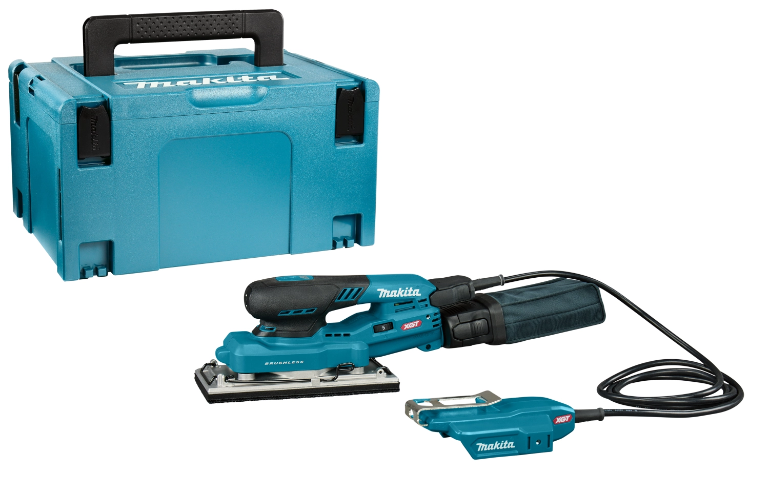 Makita BO007GZ01 XGT 40V Li-ion accu vlakschuurmachine body in Mbox - 93x185mm-image
