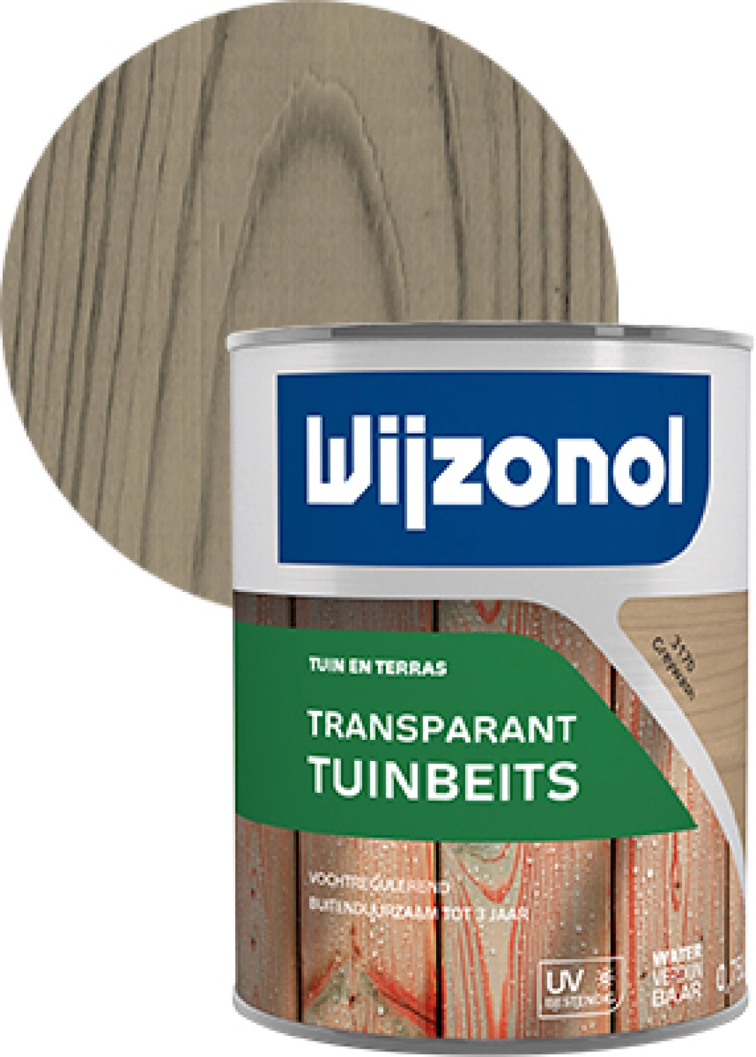 Wijzonol Transparant Tuinbeits - 3170 Grey Wash - 0,75L-image
