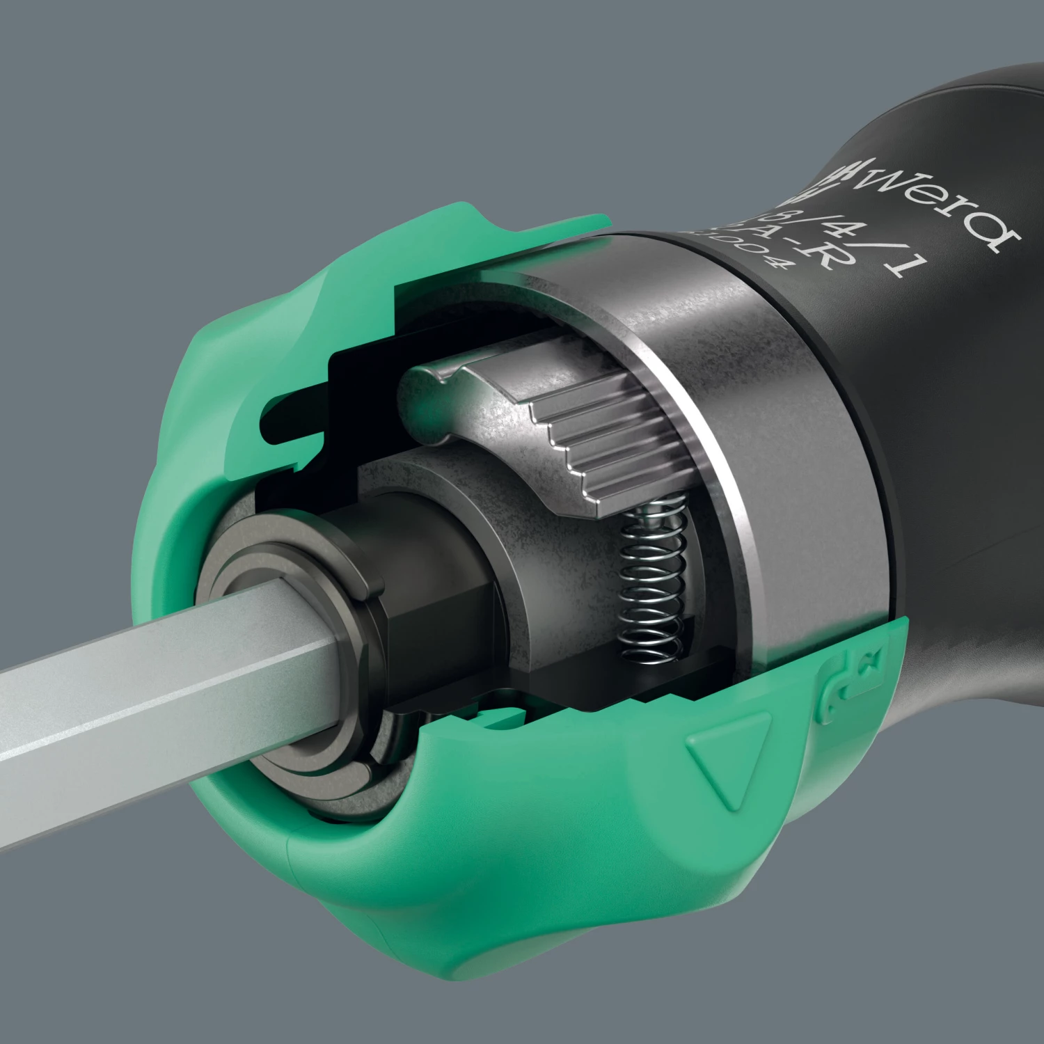 Wera 05051515001 Kraftform Kompakt 25 RA-R Bitschroevendraaier in etui - 6 in 1 multi-bit - met ratelfunctie-image