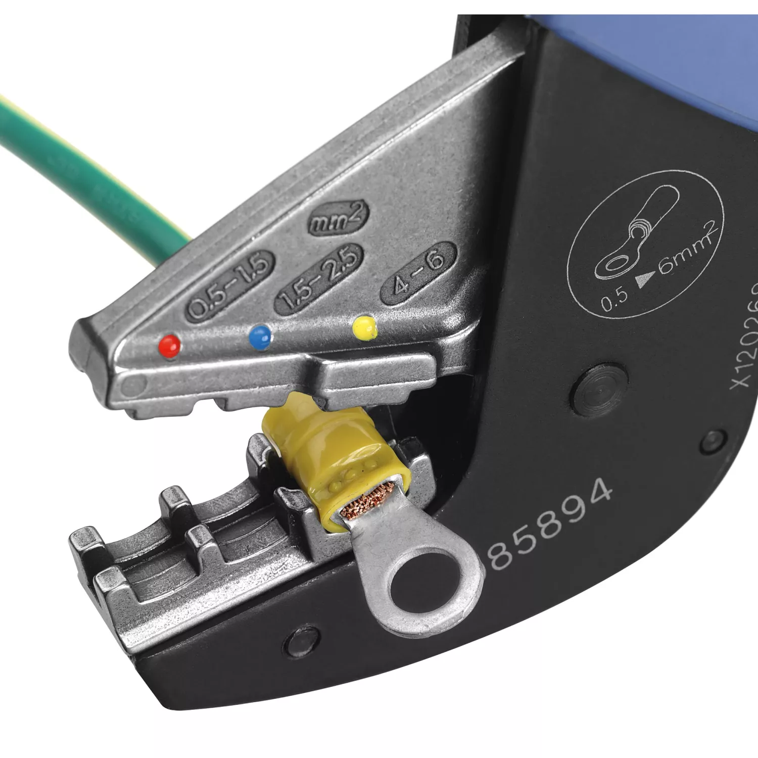 Facom 985894 Krimptang voor voorgeïsoleerde kabelschoenen - 0,3-6,0mm²