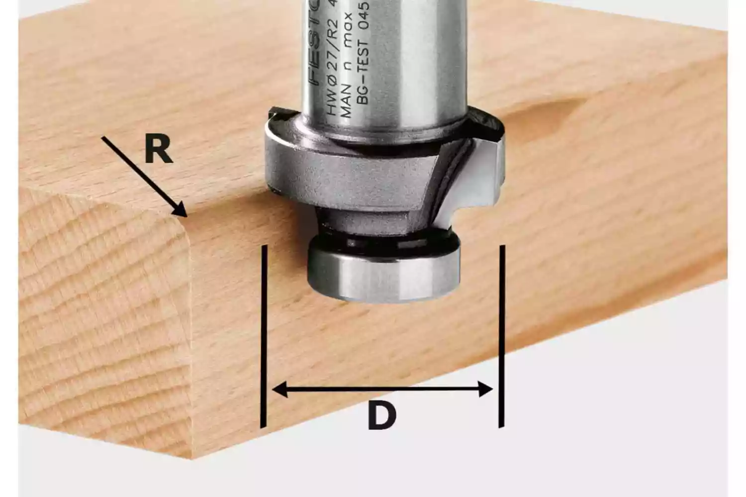 Festool 490092 Afrondfrees -  HW R2-OFK 500 - 2 x 27mm-image