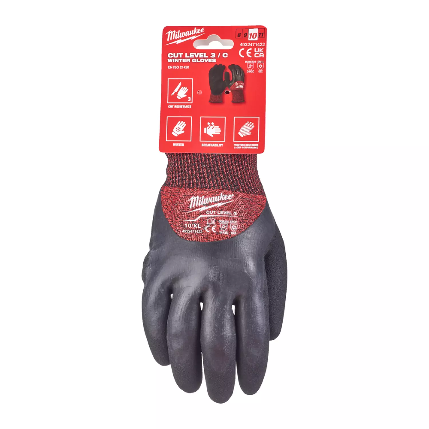 Milwaukee 4932471349 Winterhandschoenen - Snijklasse 3 - 10/XL-image