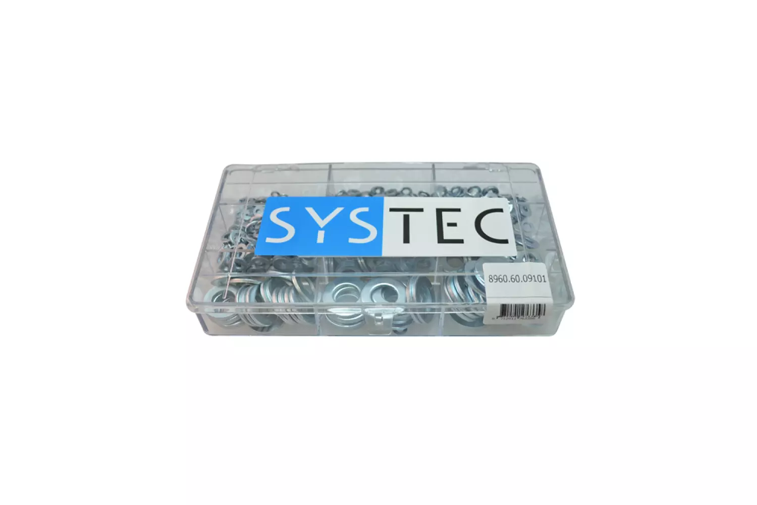 Systec 8960.60.09101 1075-delige Organizer 9-vaks met sluitringen DIN125a verzinkt-image