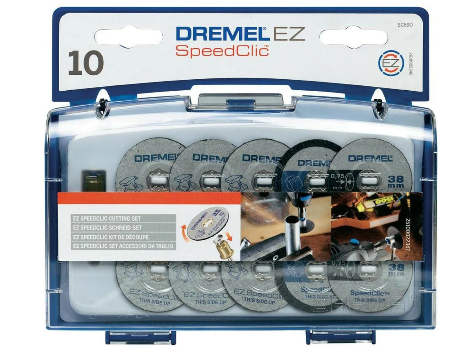 Dremel 2615S690JA - Coffret d'accessoires EZ SpeedClic pour la découpe-image