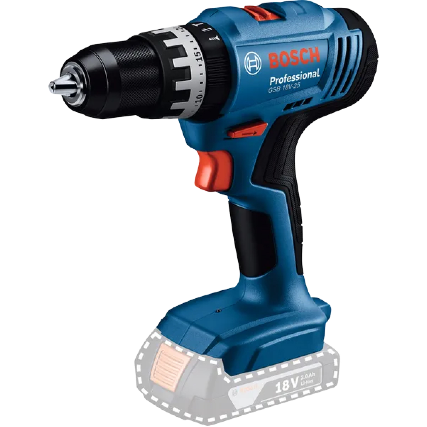 Bosch GSB 18V-25 18V accu Klopboor-/schroefmachine set (2x 2,0 Ah) in L-boxx-image