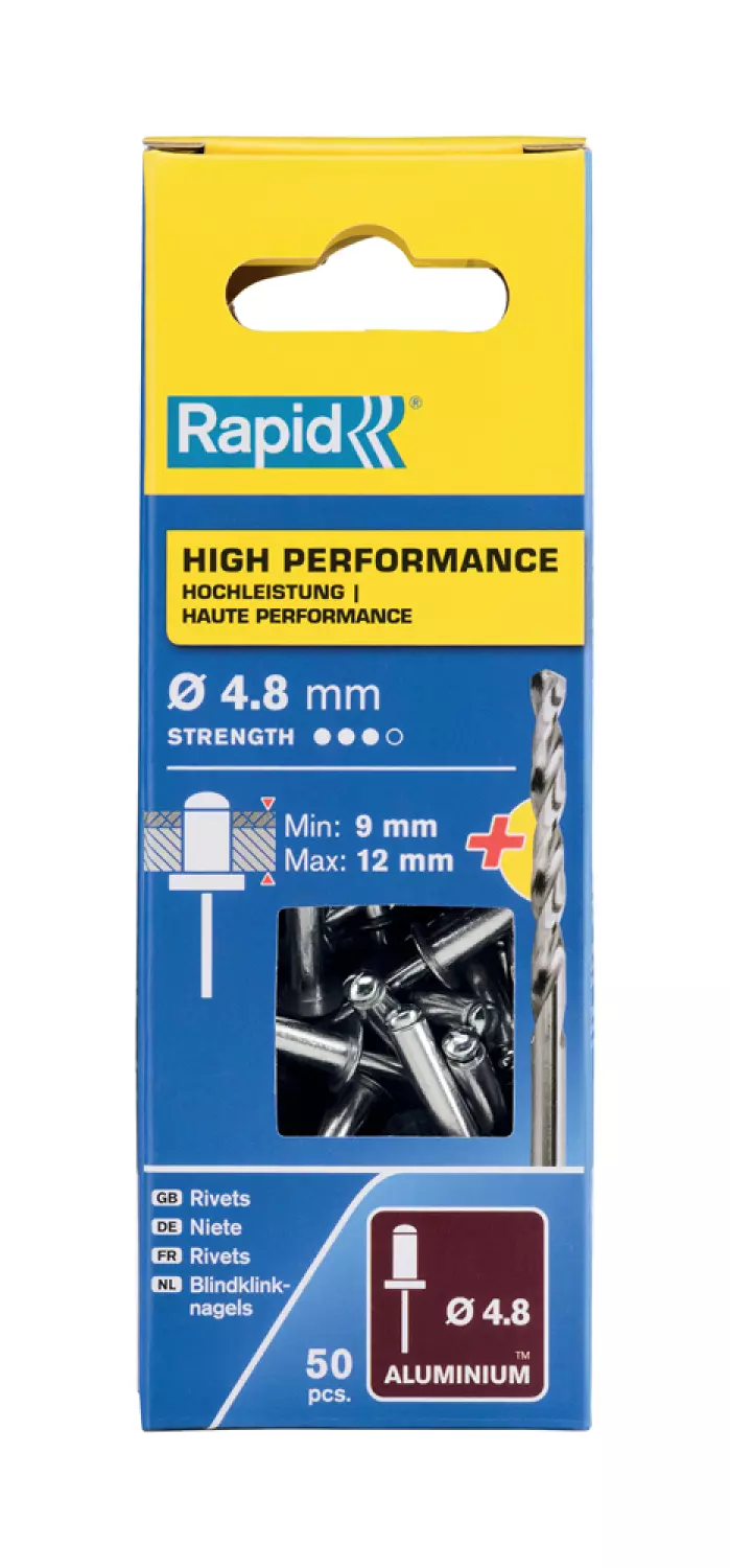 Rapid 163889 Rivets Haute performance Ø4.8x16mm-image