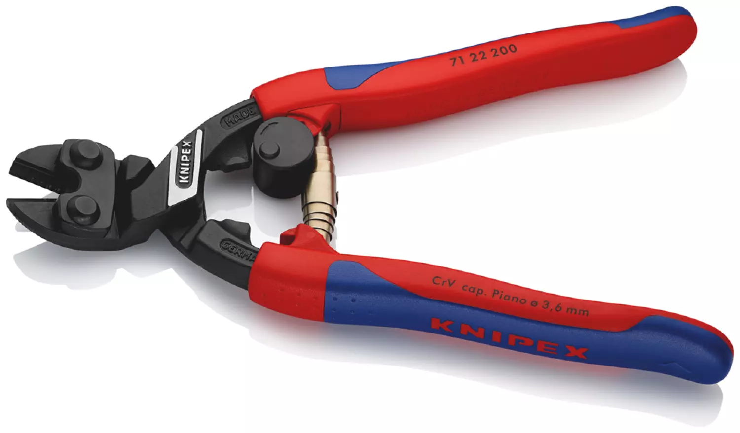 Knipex 7122200 CoBolt Boutensnijder - Compact - Gebogen - 200mm-image