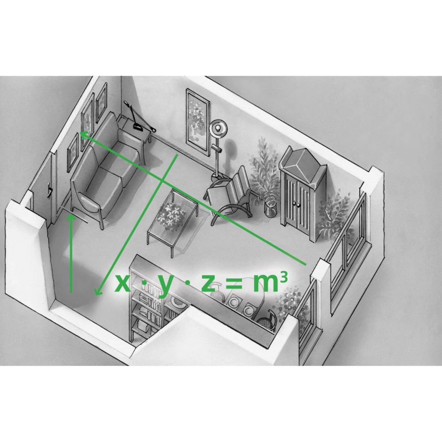 Laserliner LaserRange Master Mini G40 Afstandsmeter - 40m - groen - IP40-image