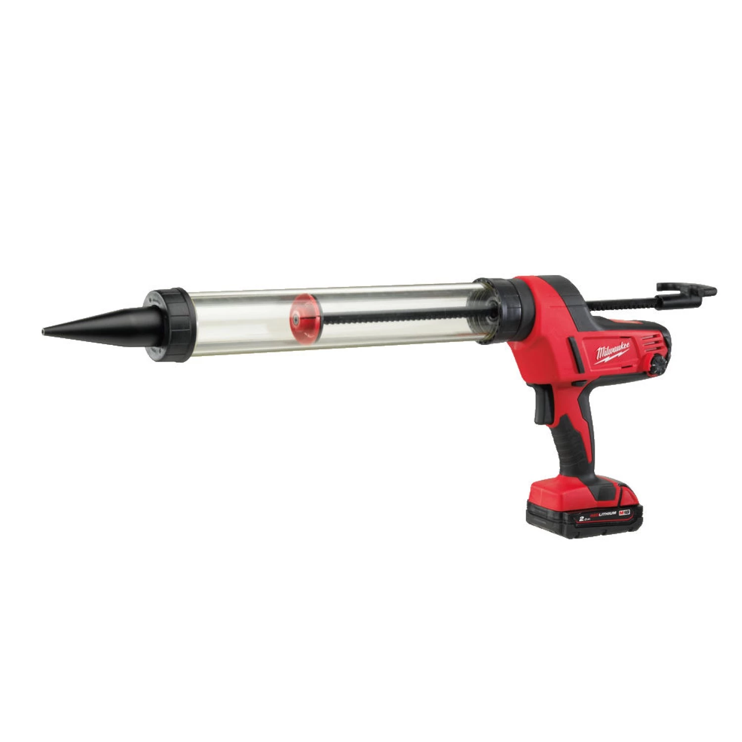 Milwaukee C18 PCG/600T-201B Li-Ion pistolet à colle / mastic avec porte-cartouche - 18V-image