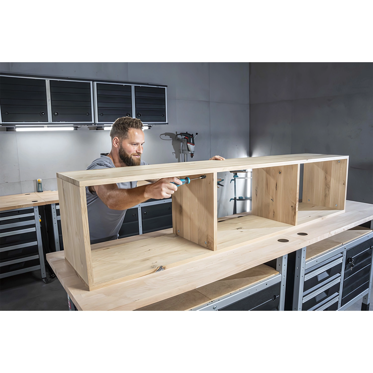 Wolfcraft 4665000 53-delige Meubelverbinding Set voor excenter-meubelverbindingen-image