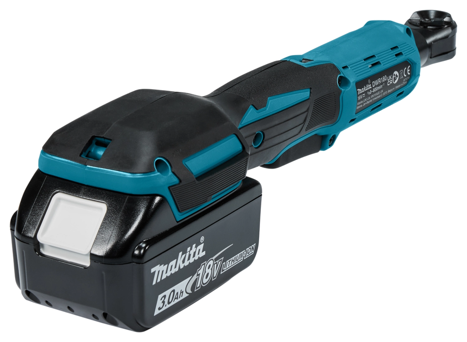 Makita DWR180RF1J Clés à cliquet sans-fil - 18V Li-ion - 1 batterie 3,0 Ah - 47,5 Nm-image