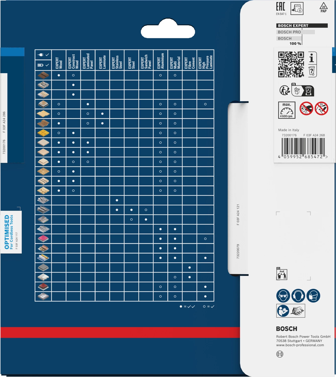 Bosch 2608902219 EXPERT cirkelzaagblad - 165 x 20 x 48T - RVS - Cordless-image