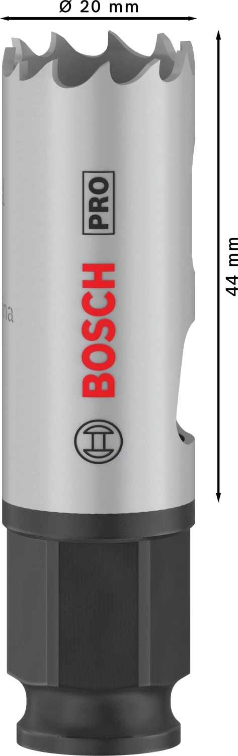 Bosch 2608594368 PRO Scie cloche multi-matériaux avec Power Change plus - 20 mm-image