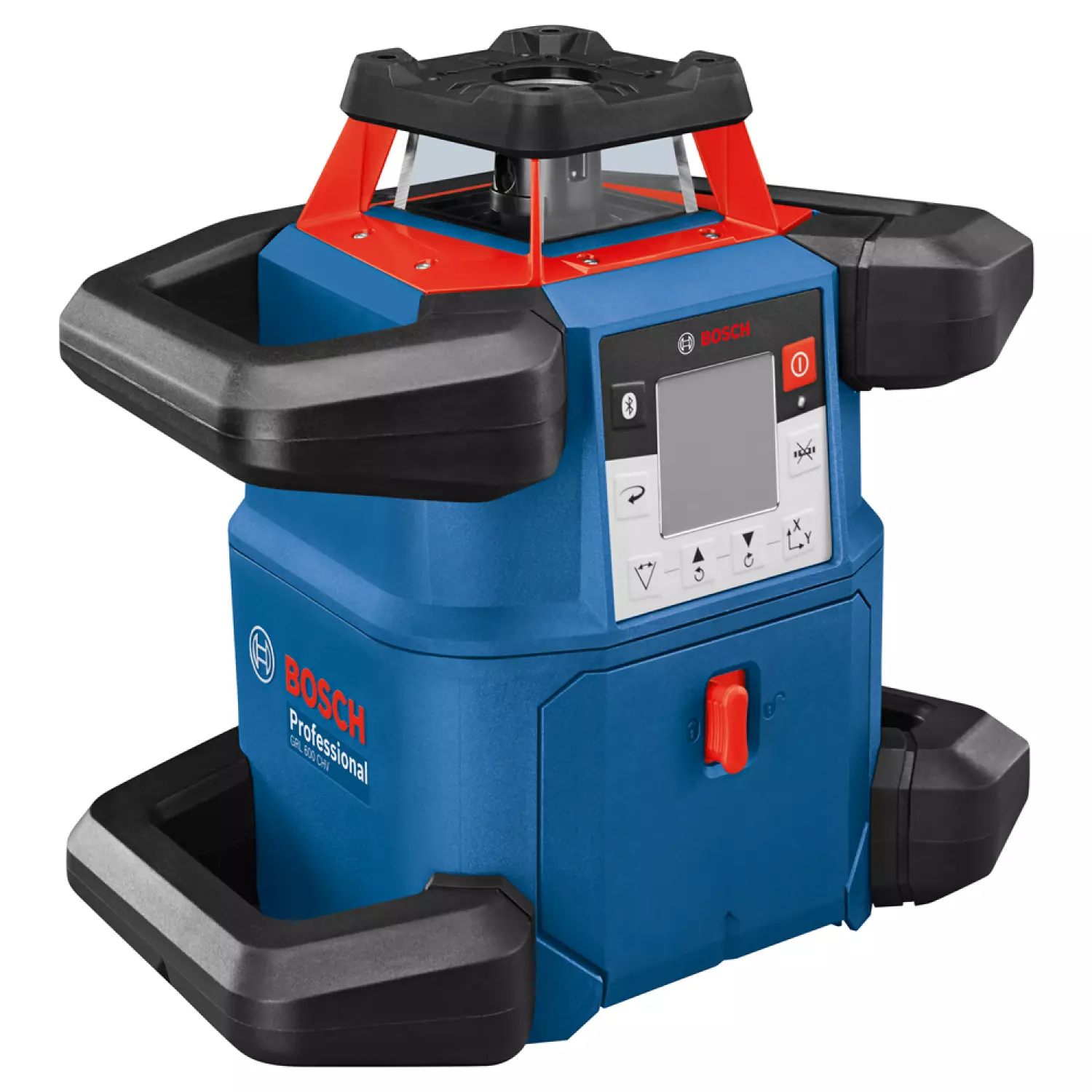 Bosch 0601061F00 - Laser rotatif GRL 600 CHV, récepteur laser LR 60 avec support RB 60, télécommande RC 6, fixation murale WM 6, 1x batterie GBA ProCORE18V 4,0Ah, chargeur rapide GAL 18V-40, adaptateur BA 1, 4x batteries D, 4x batteries AA, lunettes de sé