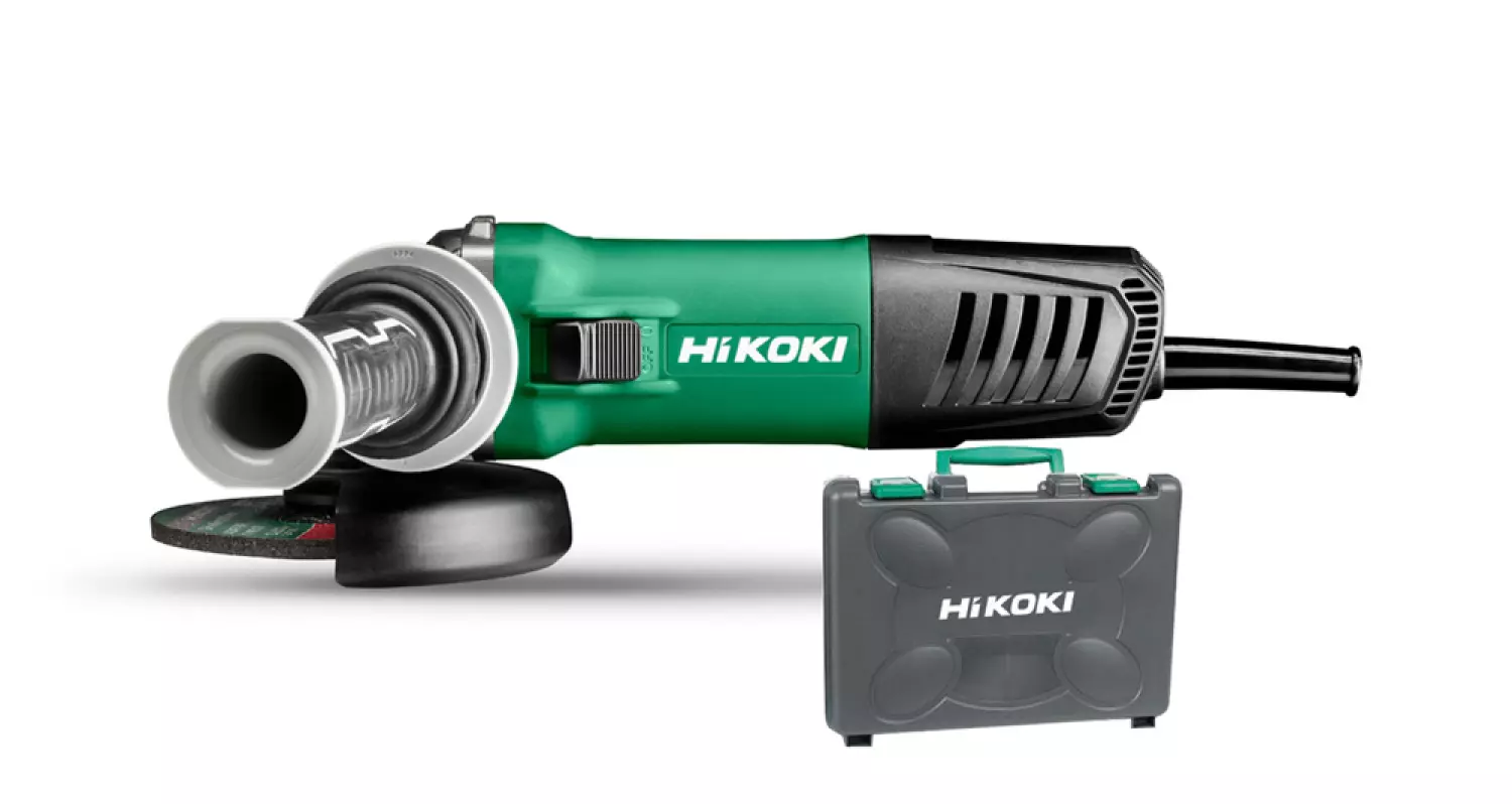 HiKOKI G13SB4Y2Z GRINDER OPERTHAPER dans une valise en plastique - 1400W - 125 mm-image