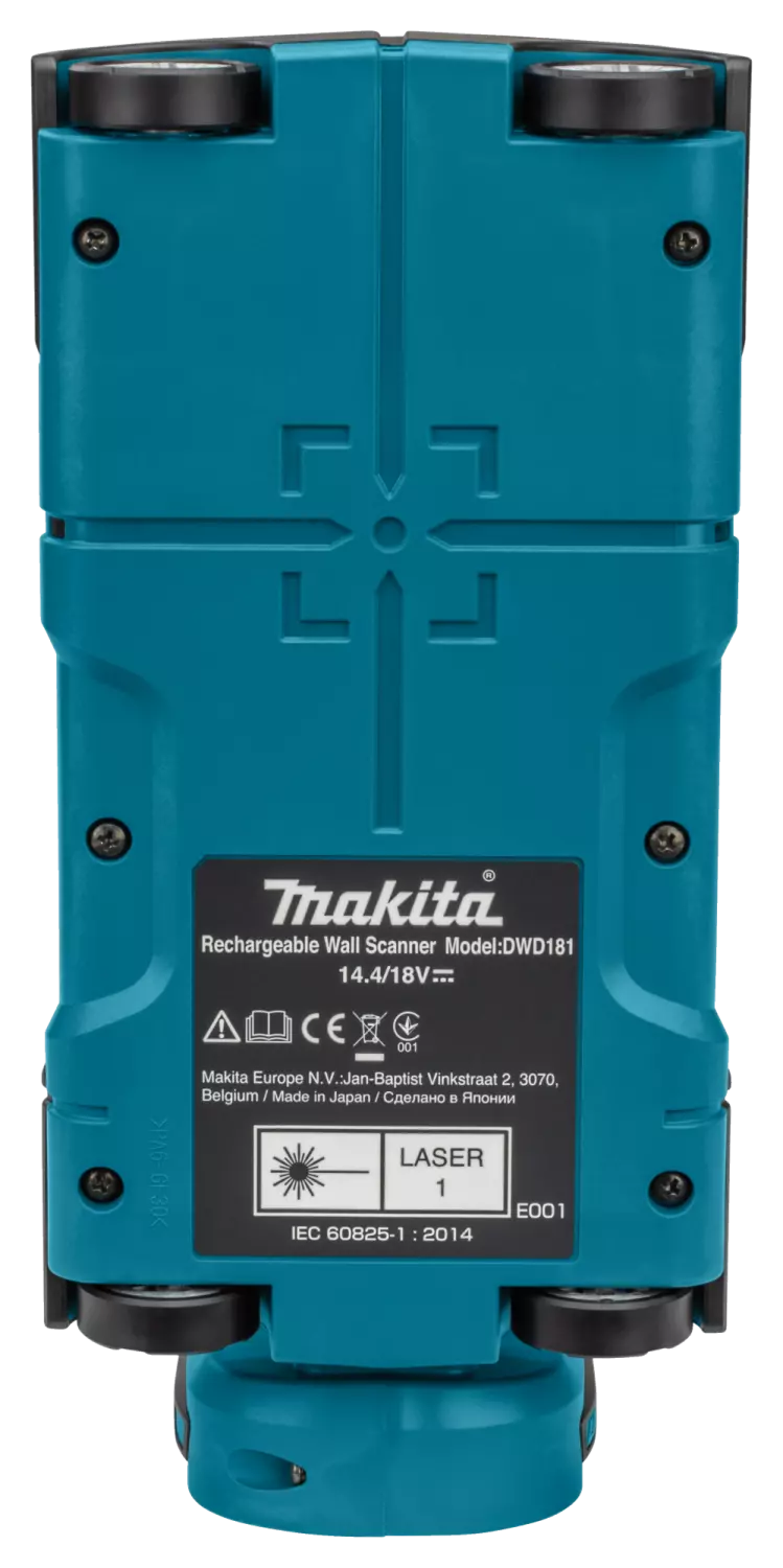 Makita DWD181ZJ 18V Li-ion -Scanner mural - dans Mbox - 180 mm - Machine seule-image