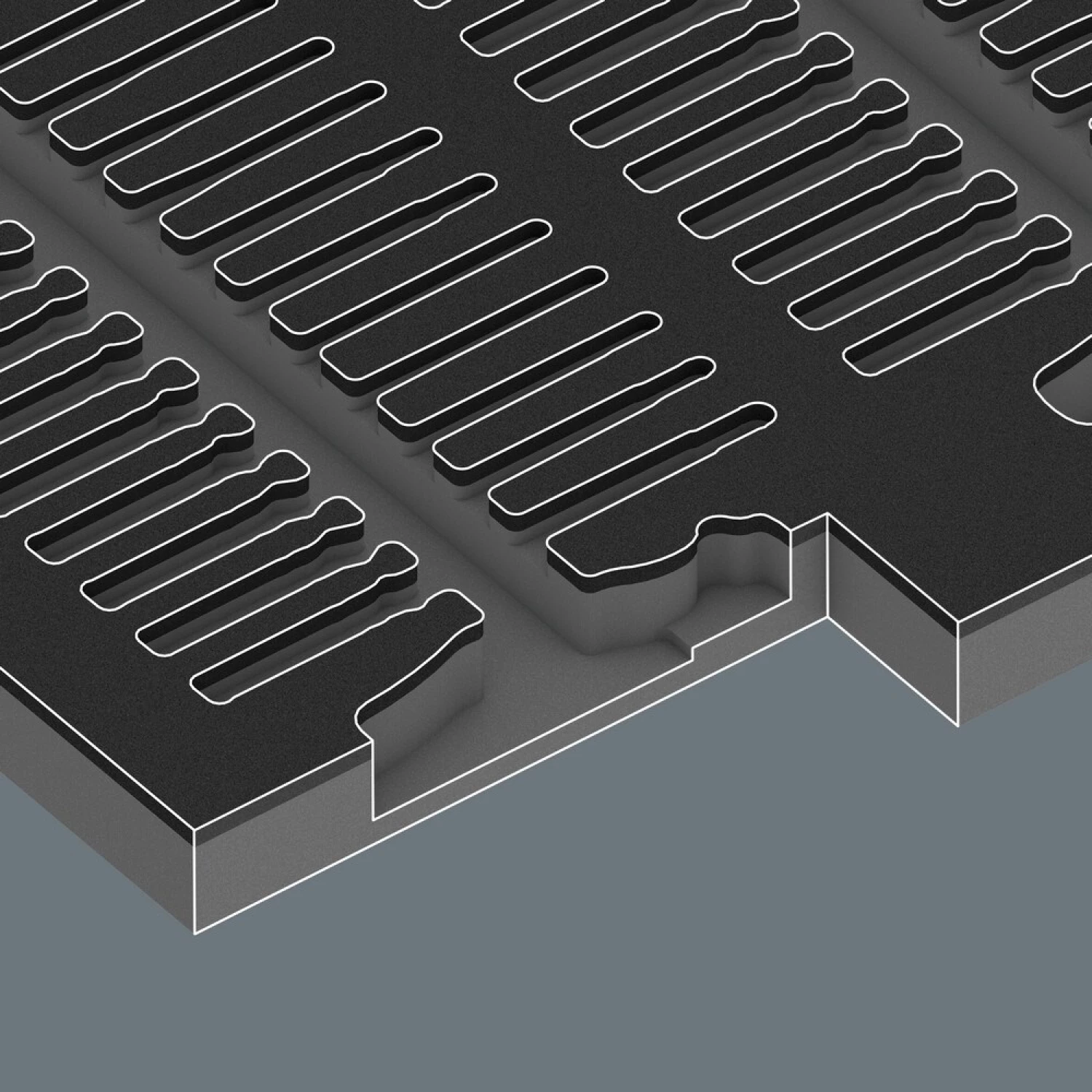 Wera 05150151001 28 pièces 9751 Kraftform Kompakt VDE Set 1 Jeu de lames interchangeables dans un insert en mousse-image