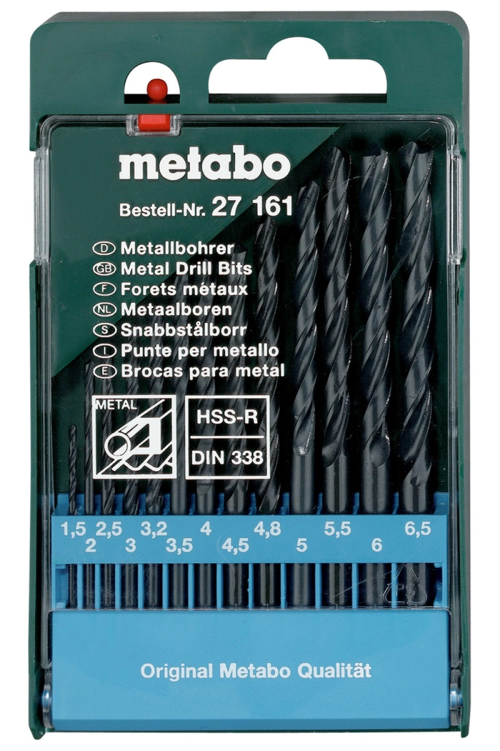 Metabo 627161000 Jeu de forets hélicoïdaux 13 pièces-image