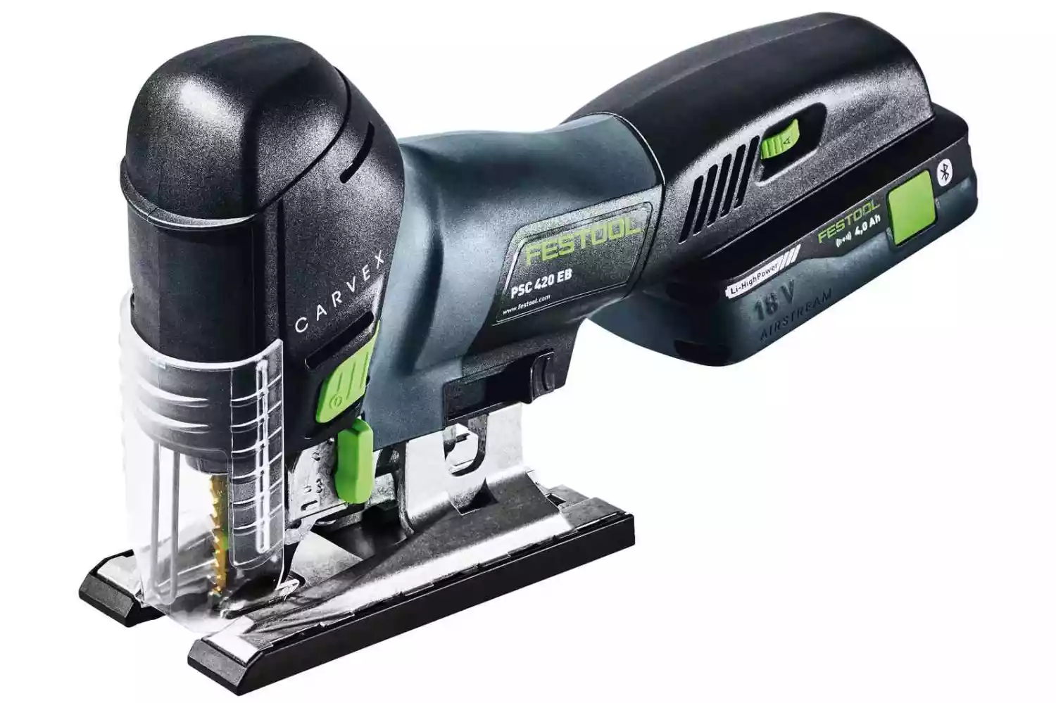 Festool CARVEX PSC 420 HPC4,0 EBI-Plus 18V Li-Ion scie sauteuse sans fil (1x 4,0Ah) dans Systainer - 120 mm - sans charbon-image
