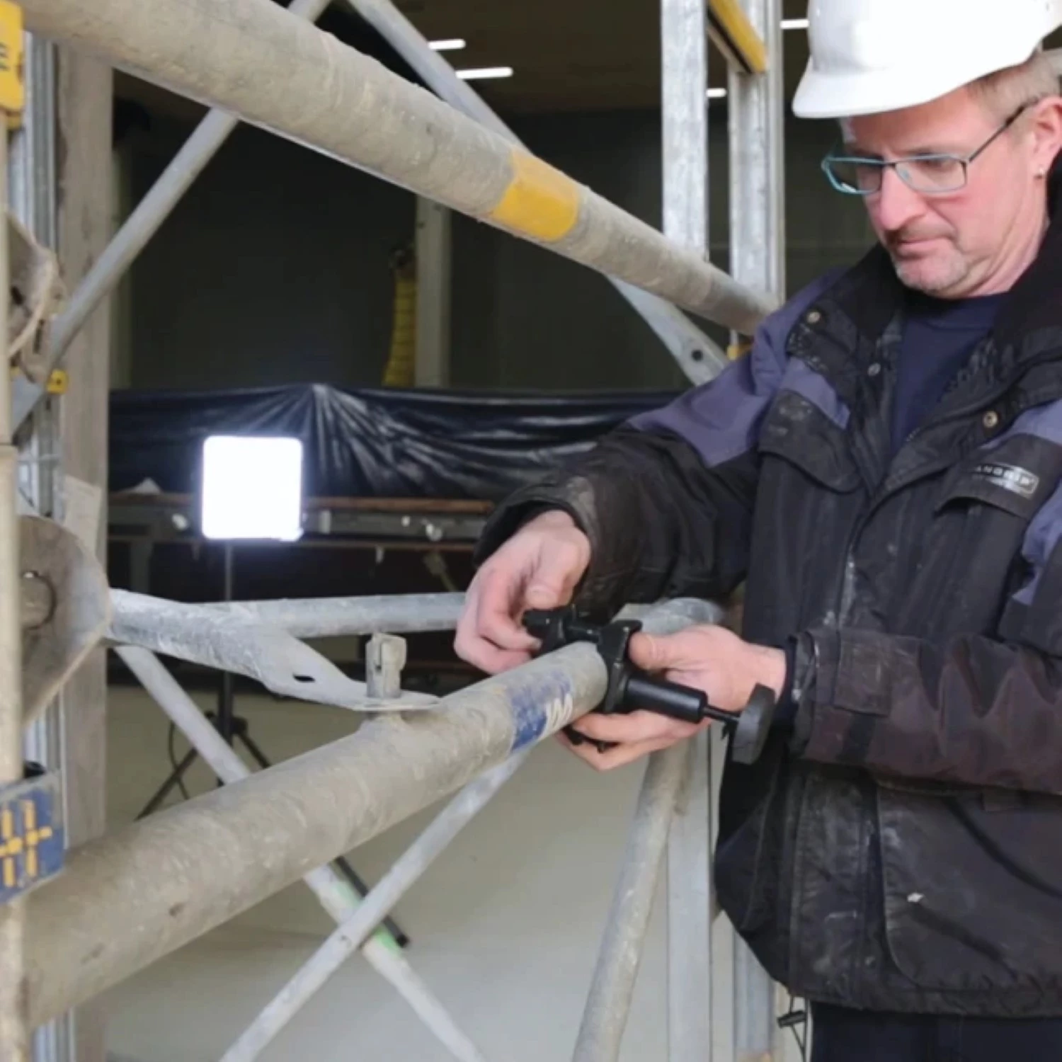 Scangrip Vega Lite 6000 Lampe de chantier LED avec trépied - 6000 Lm - IP54-image