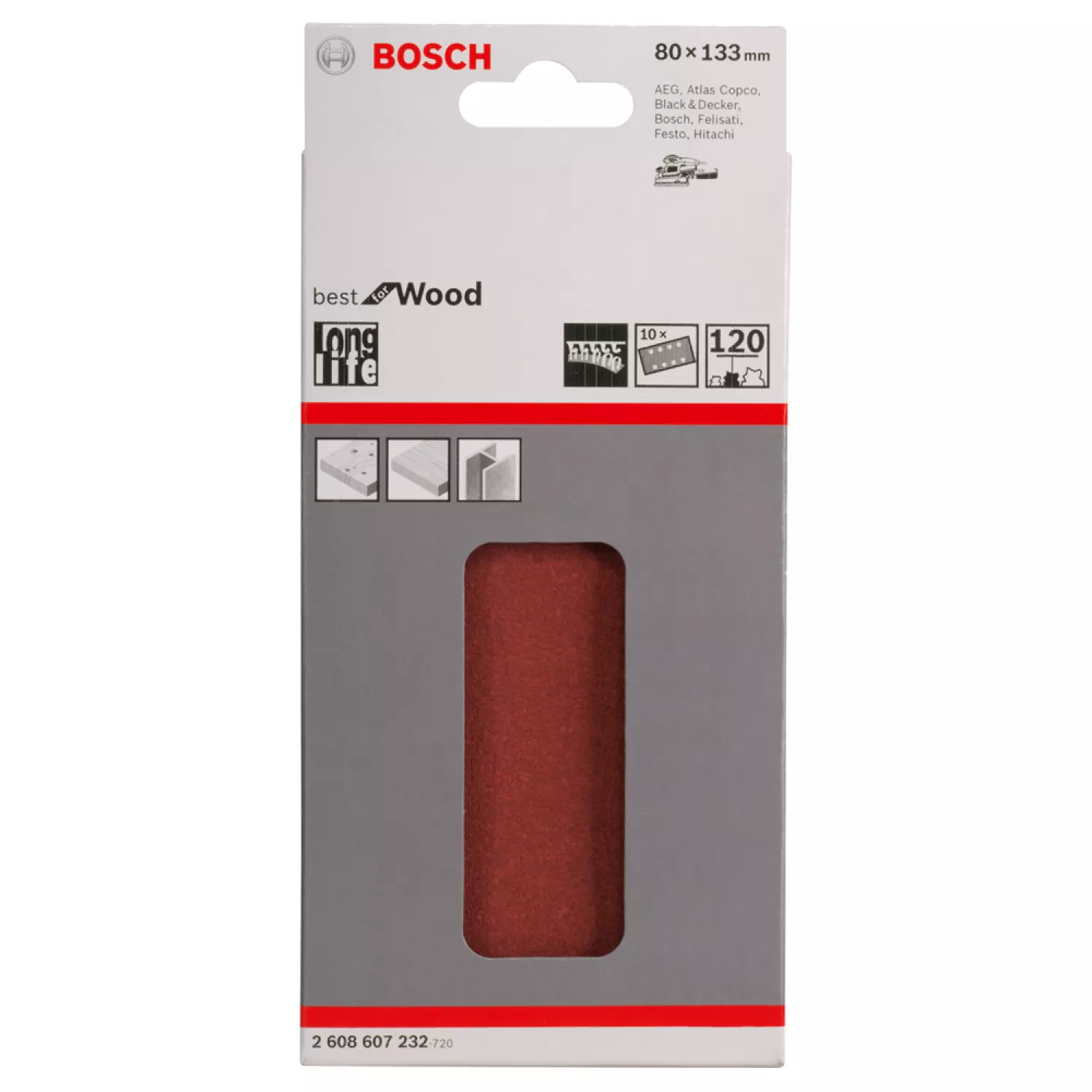 Bosch 06012A2300 - Ponceuse vibrante compacte GSS 160 Multi-usage