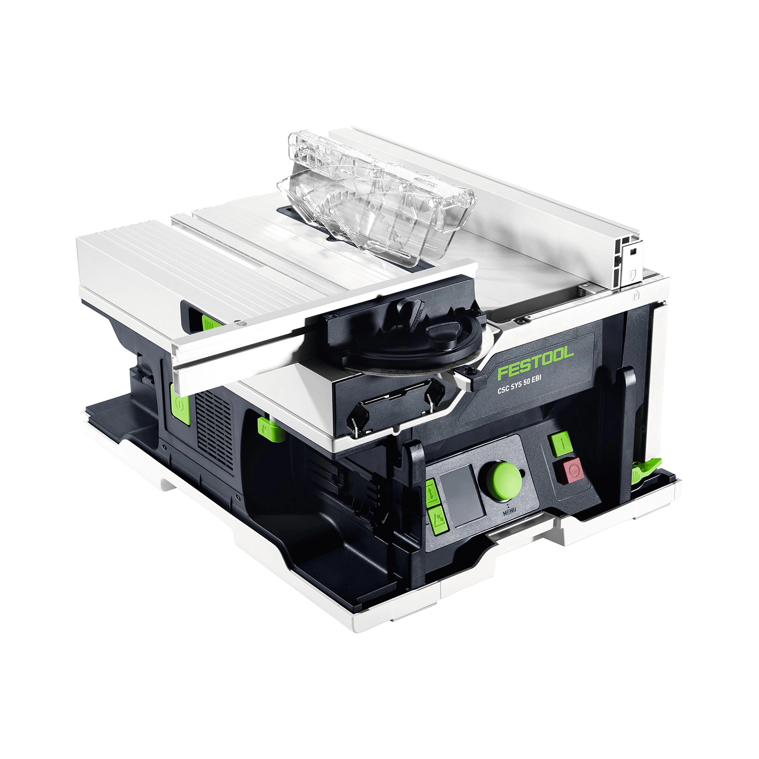 Festool CSC SYS 50 EBI-Basic 36V (2x18V) Scie circulaire sur table sans fil avec accessoires - 168 mm