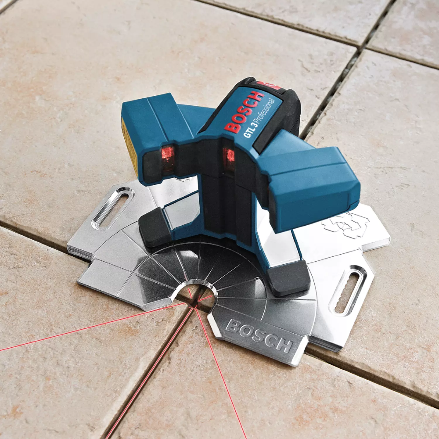 Bosch GTL 3 tegellaser in tas - 20m-image