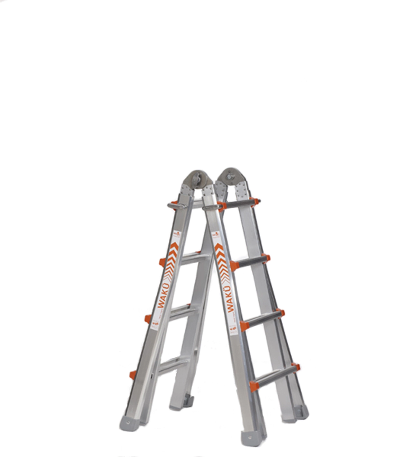 Little Jumbo Waku Model | Telescopische vouwladder - max. werkhoogte 4.6m - 4x4 sporten-image