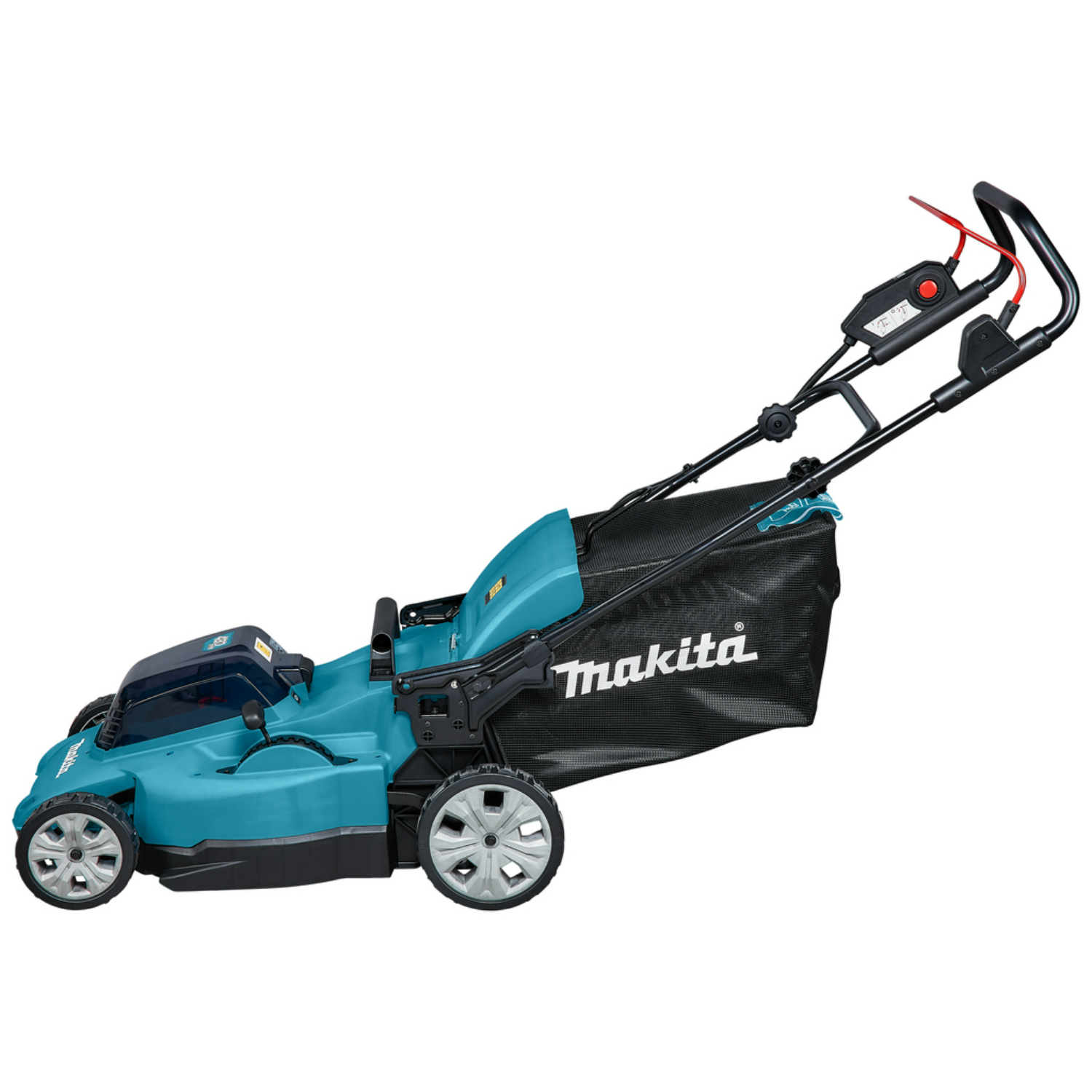 Makita DLM480PT2 (2X18V) Li-Ion Accu Grasmaaier set (2x 5,0Ah) - 48cm - 62L - 800 m²-image