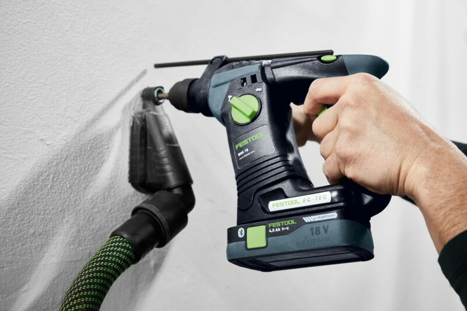 Festool BHC 18-Basic 18V Li-Ion accu SDS-Plus boorhamer body in systainer - 1,8J-image